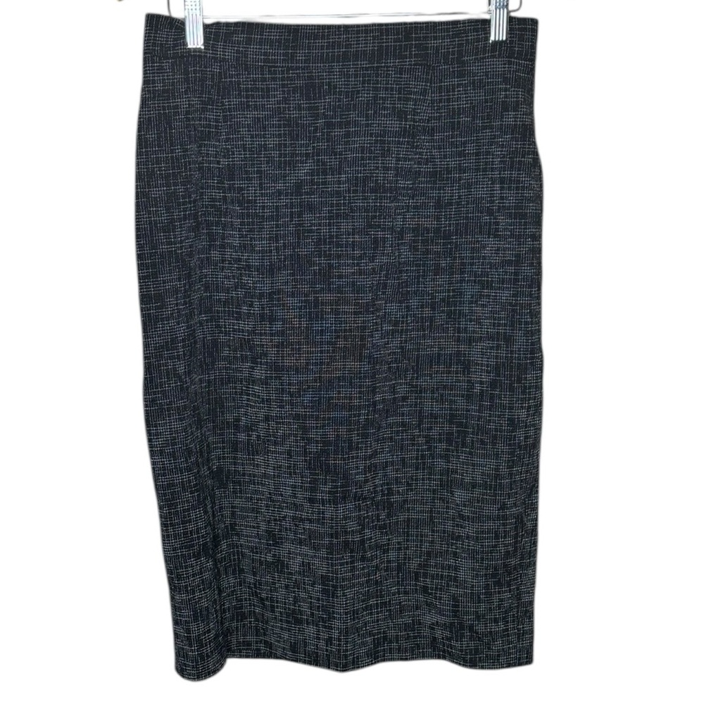 Escada Gray Pencil Skirt Knee-Length Work Style